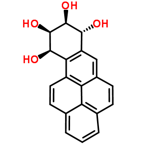 7,8,9,10-Tetrahydroxy-7,8,9,10-tetrahydrobenzo(a)pyrene Structure,61490-68-4Structure