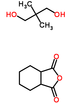 1,3-Isobenzofurandione, hexahydro-, polymer with 2,2-dimethyl-1,3-propanediol Structure,61505-09-7Structure