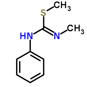 N-methyl-1-methylsulfanyl-n-phenyl-methanimidamide Structure,61505-65-5Structure