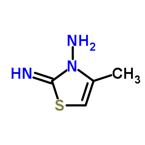 3(2H)-thiazolamine,2-imino-4-methyl-, hydrochloride (1:1) Structure,61514-89-4Structure