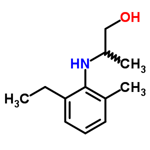 2-[(2-Ethyl-6-methylphenyl)amino]-1-propanol Structure,61520-53-4Structure