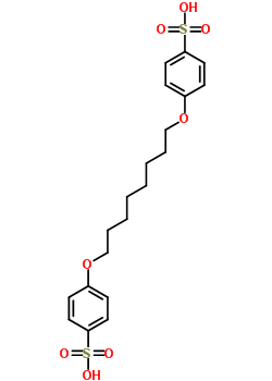 4-[8-(4-硫苯氧基)辛氧基]苯磺酸結(jié)構(gòu)式_61575-11-9結(jié)構(gòu)式