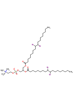 1,2-Di(9,10-dibromostearoyl)phosphatidylcholine Structure,61596-55-2Structure