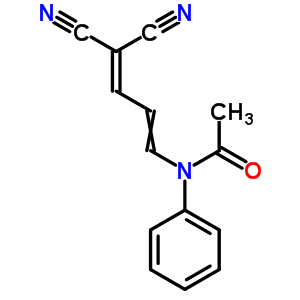 N-(4,4-dicyano-1,3-butadienyl)acetoanilide Structure,61600-13-3Structure