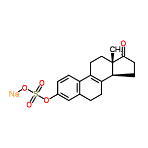 ,9-Dehydroestrone 3-sulfate sodium salt Structure,61612-83-7Structure