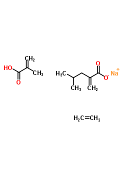 2-Methyl-2-propenoic acid polymer with ethene and 2-methylpropyl 2-propenoate sodium salt Structure,61615-65-4Structure