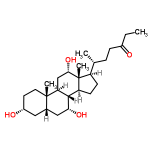 27-Nor-3,7,12-trihydrocoprostan-24-one Structure,61628-32-8Structure