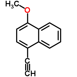 1-乙炔-4-甲氧基-萘結(jié)構(gòu)式_61639-32-5結(jié)構(gòu)式