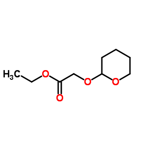 Ethyl 2-(tetrahydro-2h-pyran-2-yloxy)acetate Structure,61675-94-3Structure