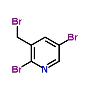 Pyridine, 2,5-dibromo-3-(bromomethyl)- Structure,61686-65-5Structure