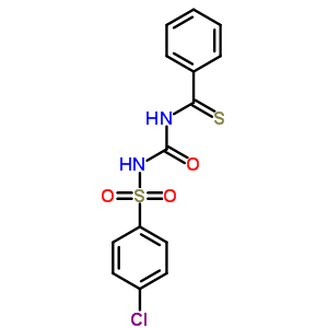 Benzenecarbothioamide,n-[[[(4-chlorophenyl)sulfonyl]amino]carbonyl]- Structure,61720-79-4Structure