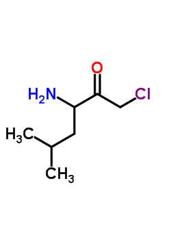 3-Amino-1-chloro-5-methylhexan-2-one Structure,61727-69-3Structure