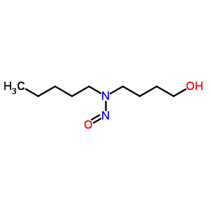 4-(Pentylnitrosoamino)-1-butanol Structure,61734-86-9Structure