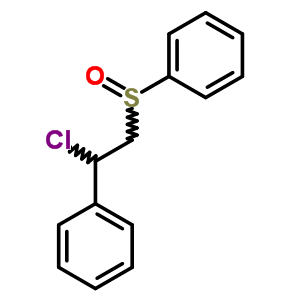 Benzene,[(2-chloro-2-phenylethyl)sulfinyl]- Structure,61735-45-3Structure