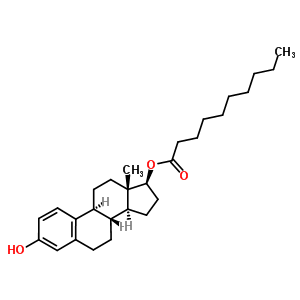 Estradiol-17 beta-decanoate Structure,61748-93-4Structure