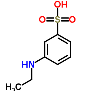 3-乙基氨基苯磺酸結(jié)構(gòu)式_618-13-3結(jié)構(gòu)式