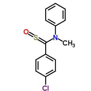 Benzenemethanamine,4-chloro-n-methyl-n-phenyl-a-sulfinyl- Structure,61821-29-2Structure