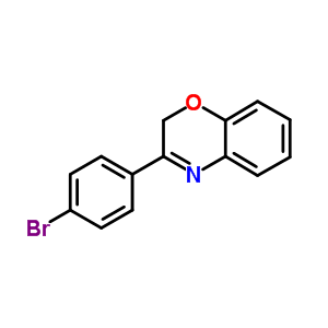 3-(4-Bromophenyl)-2H-1,4-benzoxazine Structure,61821-71-4Structure