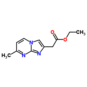 (7-Methyl-imidazo[1,2-a]pyrimidin-2-yl)-acetic acid ethyl ester Structure,61830-69-1Structure