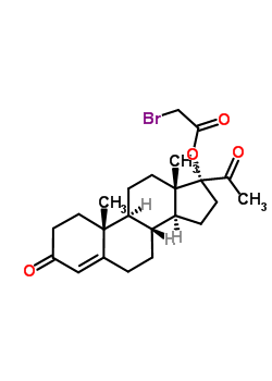 17-(Bromoacetoxy)progesterone Structure,61886-11-1Structure