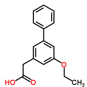 5-乙氧基-3-聯(lián)苯乙酸結(jié)構(gòu)式_61888-55-9結(jié)構(gòu)式