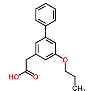 5-Propoxy-3-biphenylacetic acid Structure,61888-56-0Structure