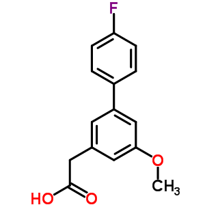 4’-Fluoro-5-methoxy-3-biphenylacetic acid Structure,61888-66-2Structure