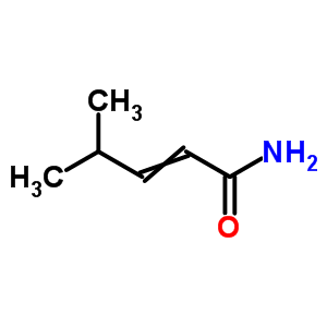 4-Methylpent-2-enamide Structure,61892-67-9Structure