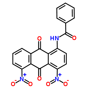 N-[(9,10-dihydro-4,5-dinitro-9,10-dioxoanthracen)-1-yl ]benzamide Structure,61907-30-0Structure