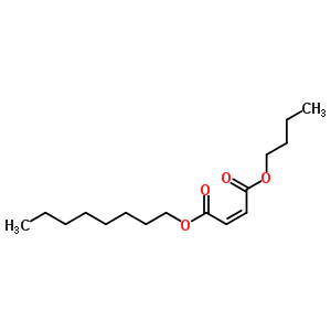 Maleic acid 1-butyl 4-octyl ester Structure,61911-58-8Structure