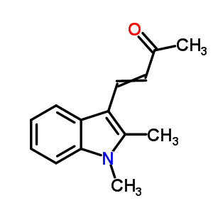 4-(1,2-Dimethylindol-3-yl)but-3-en-2-one Structure,61936-75-2Structure