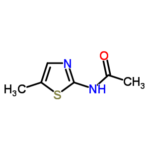 Acetamide, n-(5-methyl-2-thiazolyl)- Structure,61996-32-5Structure