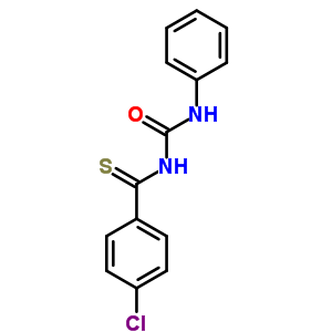 Benzenecarbothioamide, 4-chloro-n-[(phenylamino)carbonyl]- Structure,62002-30-6Structure