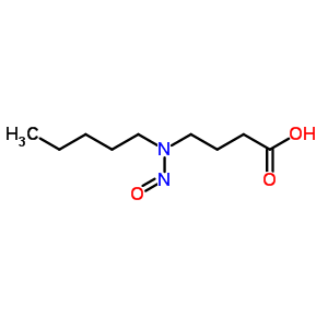 N-amyl-n-(3-carboxypropyl)nitrosamine Structure,62018-94-4Structure