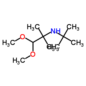 1,1-Dimethoxy-2-methyl-n-tert-butyl-propan-2-amine Structure,62134-80-9Structure