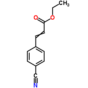 4-氰肉桂酸乙酯結(jié)構(gòu)式_62174-99-6結(jié)構(gòu)式