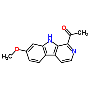 1-(7-Methoxy-9h-pyrido[3,4-b]indol-1-yl)-ethanone Structure,62230-10-8Structure