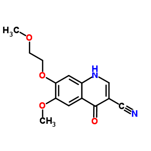 1,4-Dihydro-6-methoxy-7-(2-methoxyethoxy)-4-oxo-3-quinolinecarbonitrile Structure,622369-42-0Structure