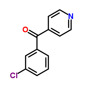 (3-Chlorophenyl)(pyridin-4-yl)methanone Structure,62246-94-0Structure