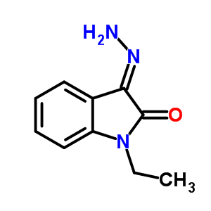 1-乙基-3-肼-1,3-二氫吲哚-2-酮結(jié)構(gòu)式_62295-16-3結(jié)構(gòu)式