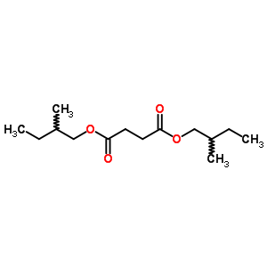 Bis(2-methylbutyl) butanedioate Structure,623-89-2Structure