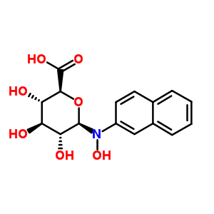 N-hydroxy-2-naphthylamine-n-glucuronide Structure,62317-15-1Structure