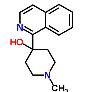 4-Piperidinol,4-(1-isoquinolinyl)-1-methyl- Structure,62370-77-8Structure