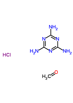 1,3,5-Triazine-2,4,6-triamine, polymer with formaldehyde, hydrochloride Structure,62412-64-0Structure