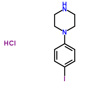 1-(4-碘苯基)哌嗪鹽酸鹽結構式_624726-35-8結構式