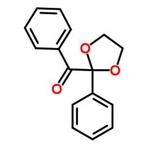 Phenyl(2-phenyl-1,3-dioxolan-2-yl)methanone Structure,6252-00-2Structure