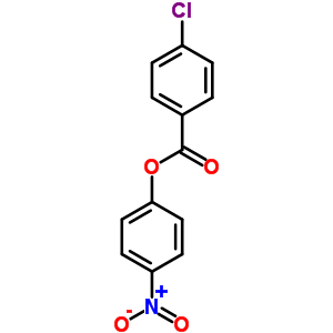 Benzoicacid, 4-chloro-, 4-nitrophenyl ester Structure,6264-29-5Structure