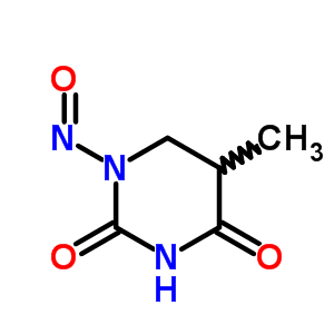 1-Nitroso-5,6-dihydrothymine Structure,62641-67-2Structure