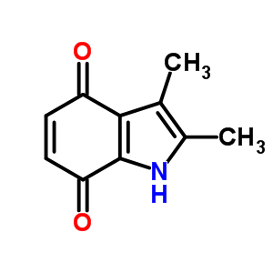 1H-indole-4,7-dione,2,3-dimethyl-(9ci) Structure,62676-76-0Structure