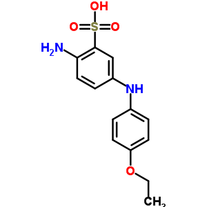 2-Amino-5-[(4-ethoxyphenyl)amino]benzenesulfonic acid Structure,6268-11-7Structure